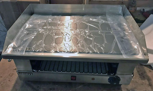 Гриль саламандра з поверхнею для смаження AIRHOT SGE-580