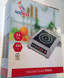 Електроплитка індукційна AIRHOT IP3500