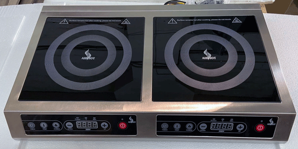 Електроплитка індукційна AIRHOT IP7000 D подвійна