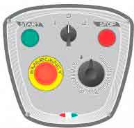 Панель управления PL20 (2 скорости) STARMIX