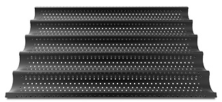 TG435 teflon Противень для багетів UNOX 600x400 (тефлон)